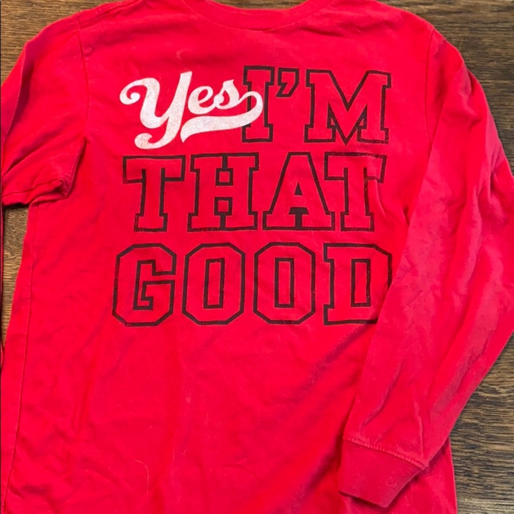 Red shirt!